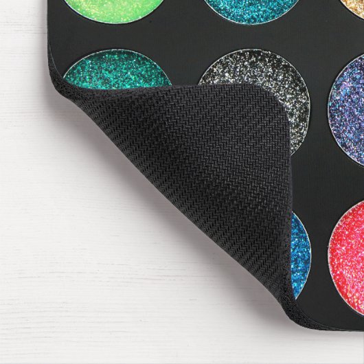 Glitter Makeup Mousepad Muismat (Hoek)