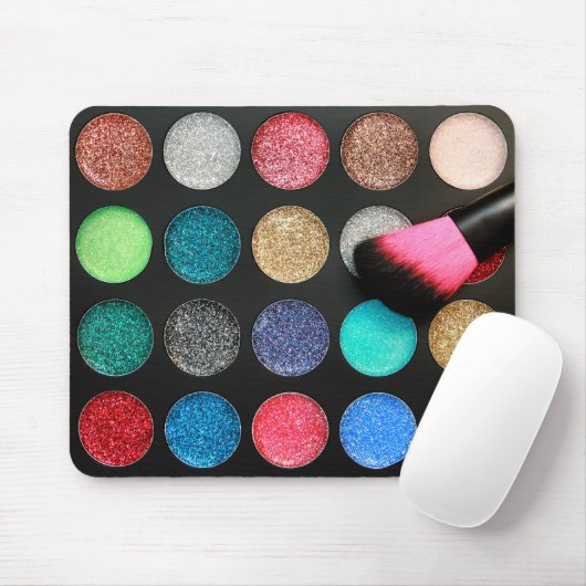 Glitter Makeup Mousepad Muismat (Met muis)