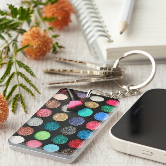 Glitter Makeup Sleutelhanger (Voorkant Rechts)