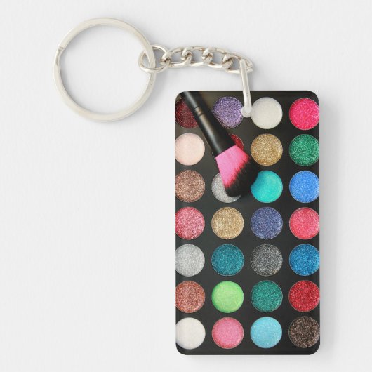 Glitter Makeup Sleutelhanger (Voorkant)