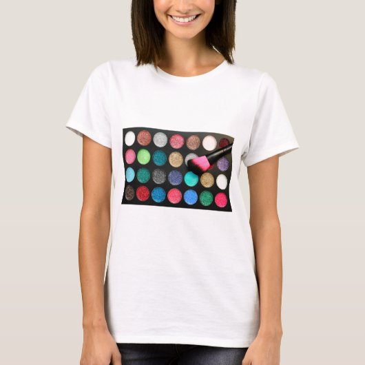 Glitter Makeup T-Shirt (Voorkant)