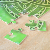 Glitter Mandala Hologram Bright Regenboog Legpuzzel (Zijkant)