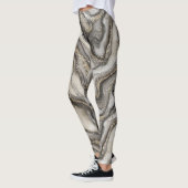 Glitter Marble Pattern – Sparkling Luxury Stone  Leggings (Links)