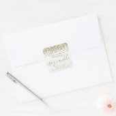 Glitter Marble Soy Candle Label (Envelop)