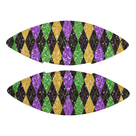 Glitter Mardi Gras Harlequin Argyle Diamond American Football (Panelen)