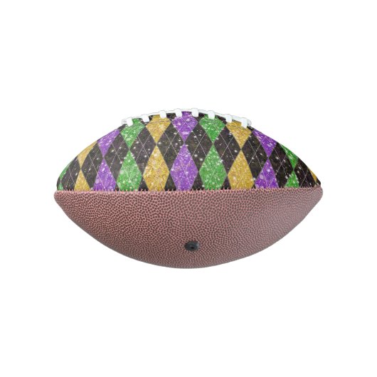 Glitter Mardi Gras Harlequin Argyle Diamond American Football (Gedraaid 270)