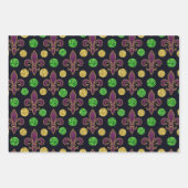 Glitter Mardi Gras  Inpakpapier Vel (Voorkant 2)