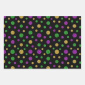 Glitter Mardi Gras  Inpakpapier Vel (Voorkant)