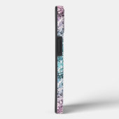 Glitter Marmer Hoesje-Mate iPhone Hoes (Achterkant / Rechts)