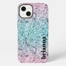 Glitter Marmer Hoesje-Mate iPhone Hoes