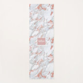 Glitter Marmer Roos Goud ID507 Yogamat (Voorkant)