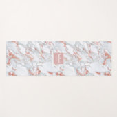 Glitter Marmer Roos Goud ID507 Yogamat (Voorkant (horizontaal))