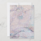 glitter marmeren achtergrond eerste communie uitno kaart (Achterkant)