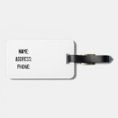 Glitter Maryland vlag aanpasbaar bagagelabel (Achterkant horizontaal)