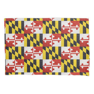Glitter Maryland vlag standaard kussen hoesje set Kussensloop