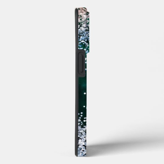 Glitter Meisje Sweet 16 Sparkle Teal Case-Mate iPhone Case (Achterkant / Rechts)