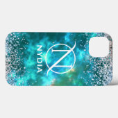 Glitter Meisje Zoet 16 Teal Case-Mate iPhone Case (Achterkant (horizontaal))