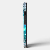 Glitter Meisje Zoete 16 Schittering Teal Case-Mate iPhone Case (Achterkant / Links)