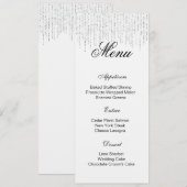 Glitter Menu Kaart (Voorkant / Achterkant)