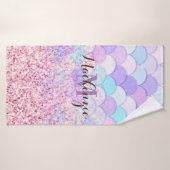 Glitter Mermaid Badhanddoek (Badhanddoek)