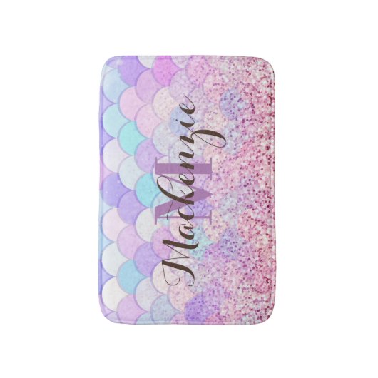 Glitter Mermaid Badmat (Voorkant Verticaal)