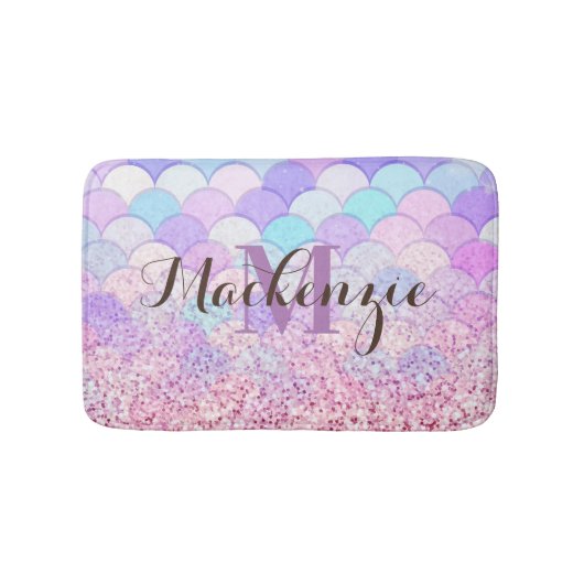 Glitter Mermaid Badmat (Voorkant)