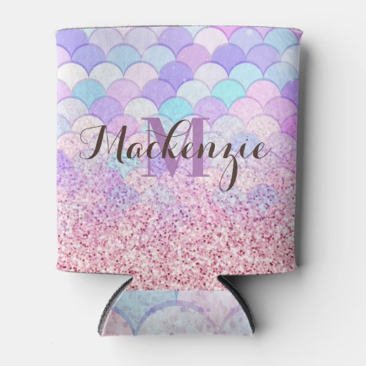 Glitter Mermaid Blikjeskoeler (Voorkant)