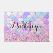 Glitter Mermaid Deurmat (Voorkant)