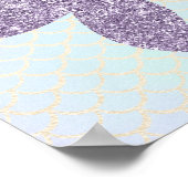 Glitter Mermaid Moeder & Child Poster (Hoek)