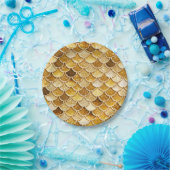 Glitter Mermaid Scales Bord voor heerlijk goud (Feest)