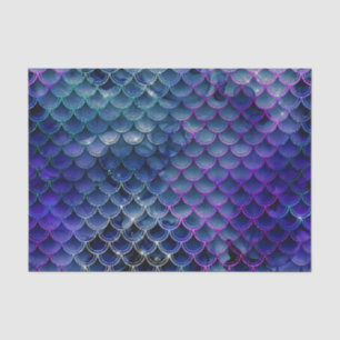 Glitter Mermaid Scales Pattern Tissuepapier