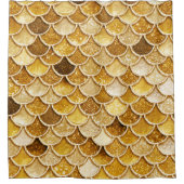 Glitter Mermaid Scales Shiny Curtain Douchegordijn (Voorkant)