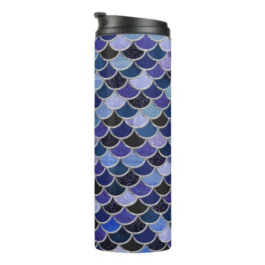 Glitter Mermaid Scales Thermosbeker (Geroteerd rechts)