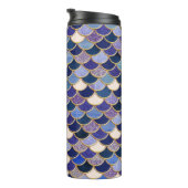 Glitter Mermaid Scales Thermosbeker (Geroteerd rechts)