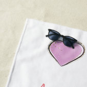 Glitter Mermaids met aangepaste naam: keukendoek Strandlaken (In situ)