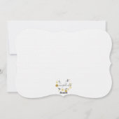 Glitter Merry Christmas-fotokaart Feestdagenkaart (Achterkant)