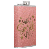 Glitter met Citaat Heupfles (Rechts)