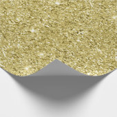 Glitter met gouden mousserend cadeaupapier (Hoek)