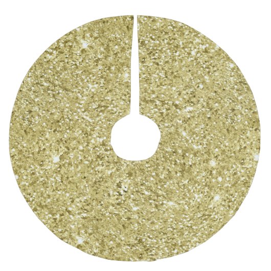 Glitter met gouden mousserend kerstboom rok (Voorkant)