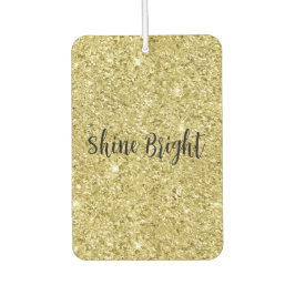 Glitter met gouden mousserend luchtverfrisser