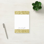 Glitter met gouden mousserend post-it® notes (Kantoor)
