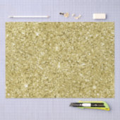 Glitter met gouden mousserend tissuepapier (Craft)