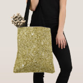 Glitter met gouden mousserend tote bag (Dichtbij)