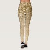 Glitter met goudpenseel leggings (Achterkant)