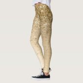 Glitter met goudpenseel leggings (Links)