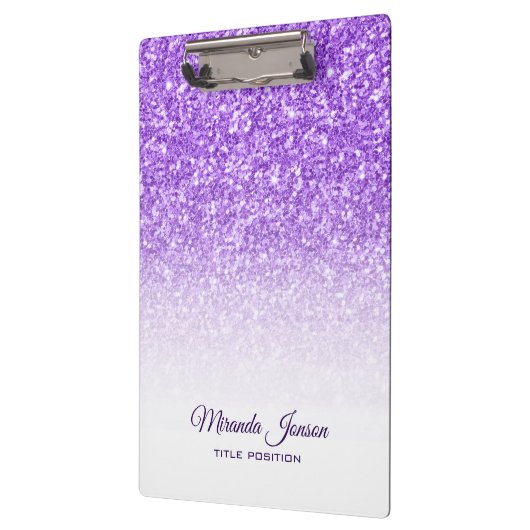 Glitter met vonken klembord (Links)