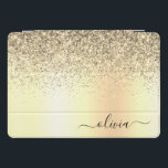 Glitter Metal Monogram Glam Name Gold Glitter iPad Pro Cover<br><div class="desc">Gold Faux Folie Metallic Sparkle Glitter Brushed Metal Monogram Name Laptop Hoesje. Dit maakt de perfecte liefhebbende 16 verjaardag,  bruiloft,  vrijgezellenfeest,  verjaardagsdag,  baby shower of vrijgezellenfeest voor iemand die van luxe glam en stijl houdt.</div>