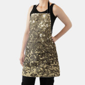 Glitter Metallic Chic Bling Modern Apron Schort (Insitu)