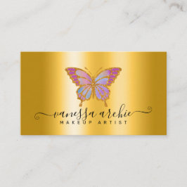 Glitter Metallic Folie Butterfly Logo Visitekaartje