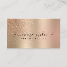 Glitter Metallic Folie voor goud en Blush